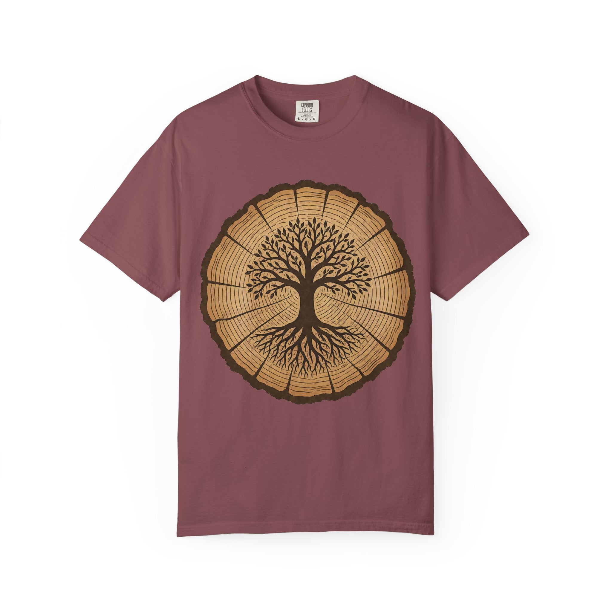 Tree Stump of Life – Unisex Garment-Dyed Adult T-Shirt