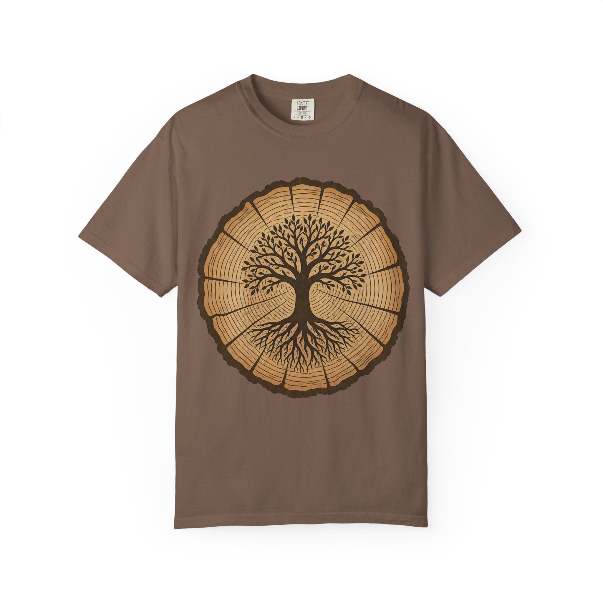 Tree Stump of Life – Unisex Garment-Dyed Adult T-Shirt