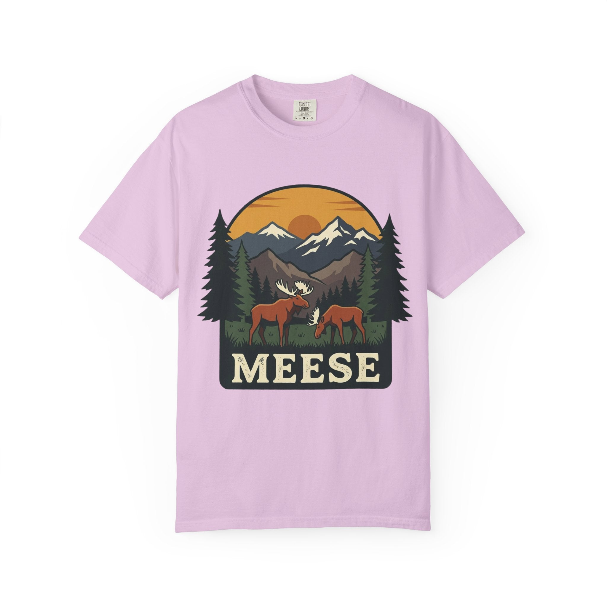 Moose Tee MEESE Vintage Outdoor Garment Dyed Graphic T-Shirt