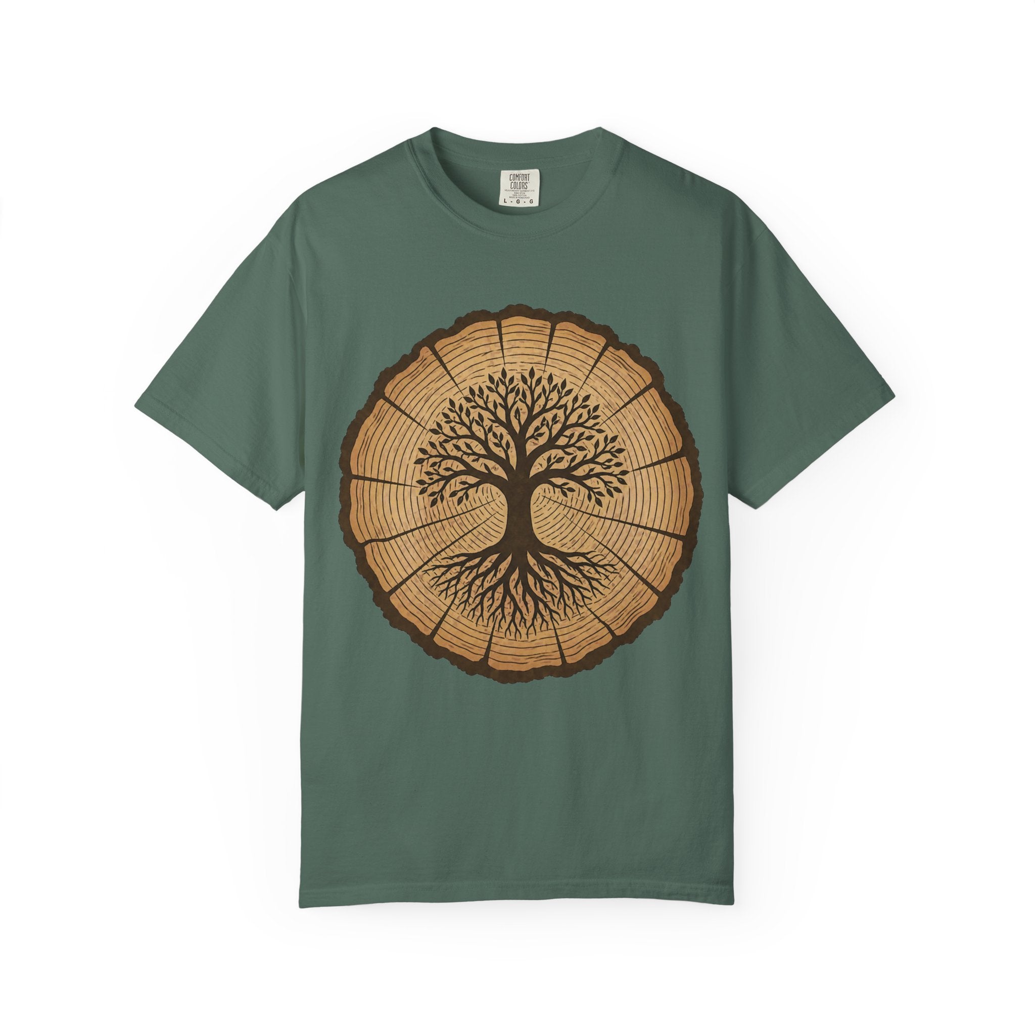 Tree Stump of Life – Unisex Garment-Dyed Adult T-Shirt