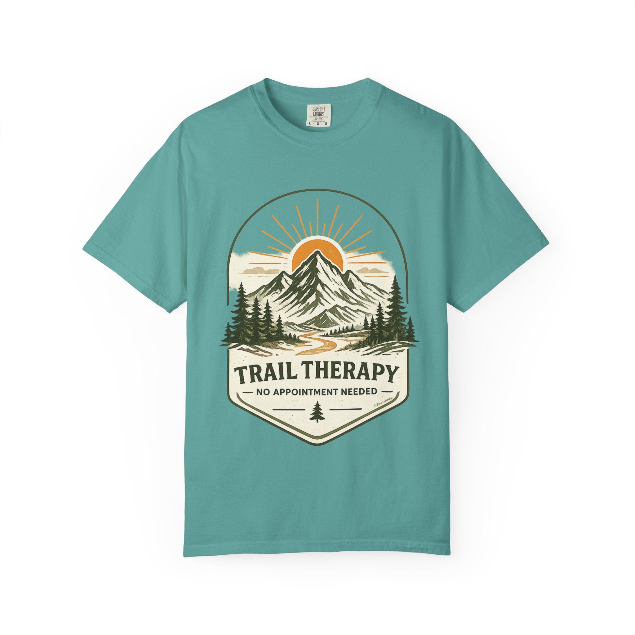 Trail Therapy No Appointment Needed T-Shirt – Garment-Dyed Unisex Hiking Tee