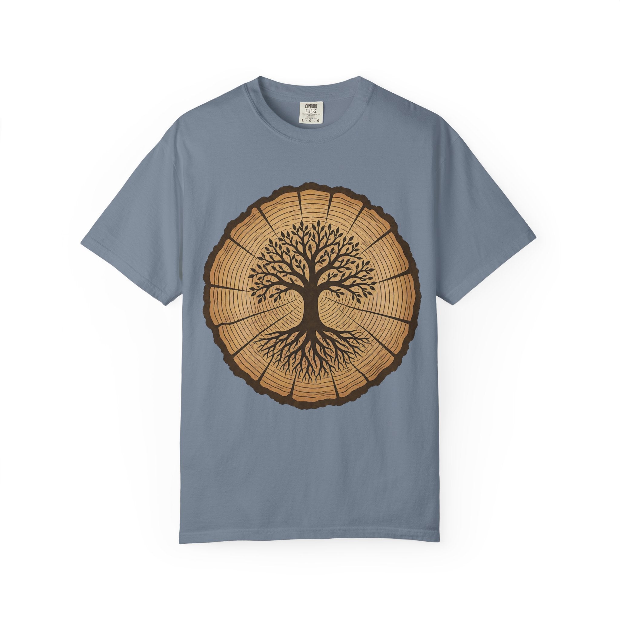 Tree Stump of Life – Unisex Garment-Dyed Adult T-Shirt