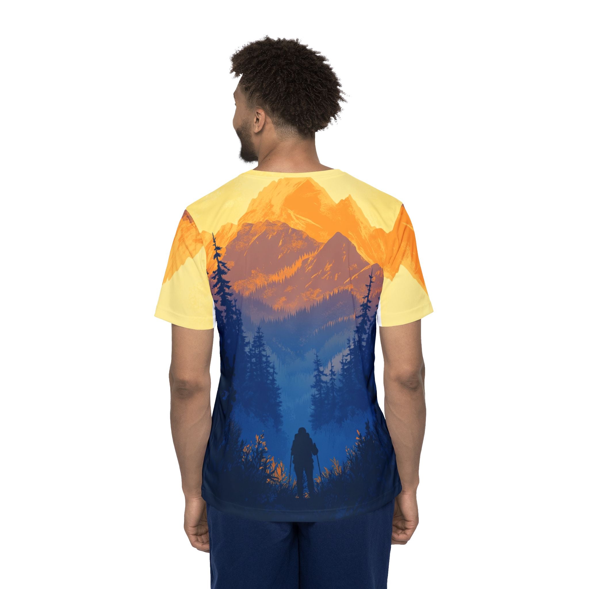 Mountain Hiker Men’s Sports Jersey  – All Over Print