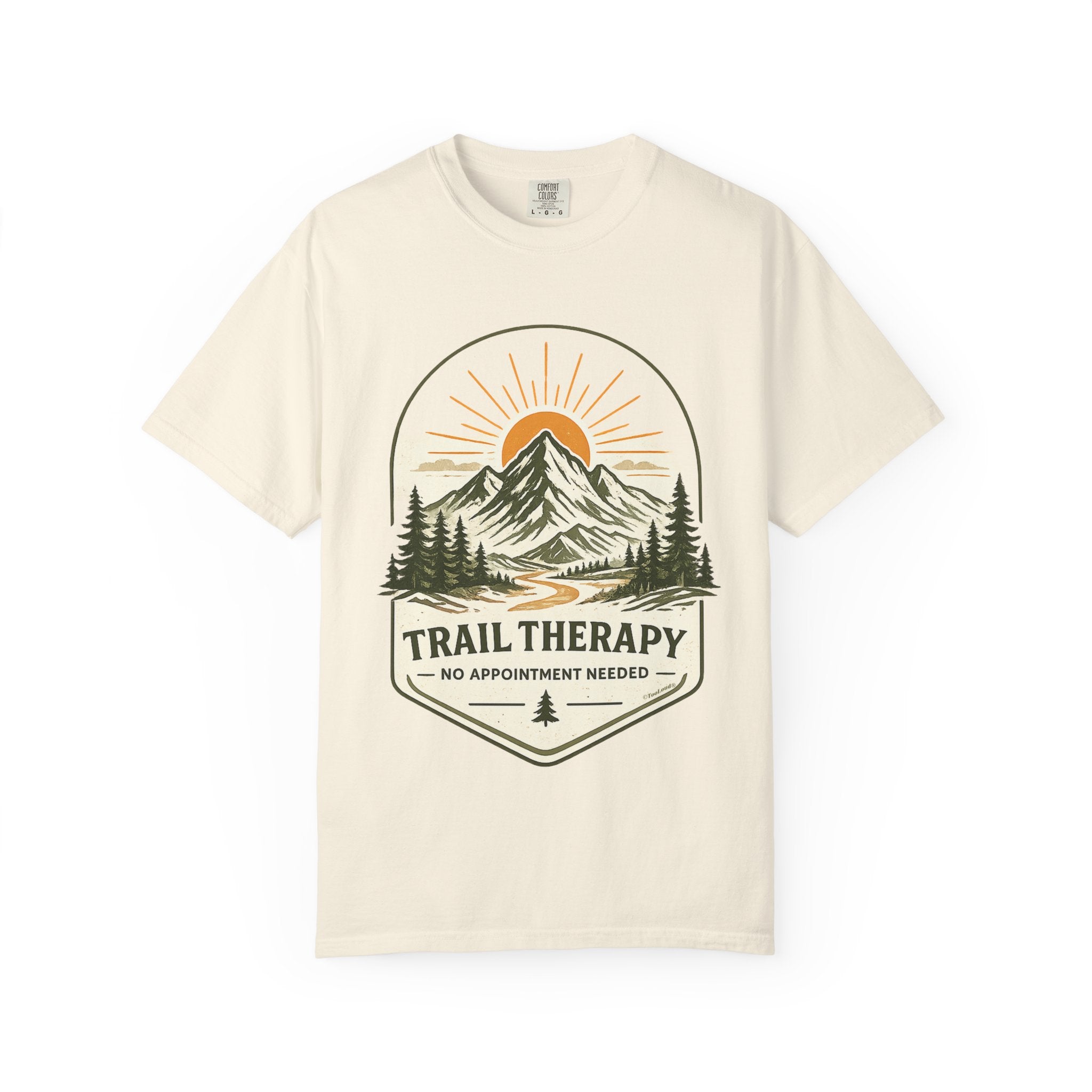 Trail Therapy No Appointment Needed T-Shirt – Garment-Dyed Unisex Hiking Tee