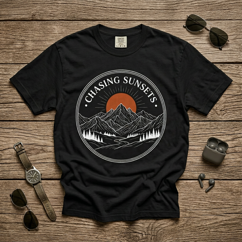 Chasing Sunsets Garment-Dyed T-Shirt