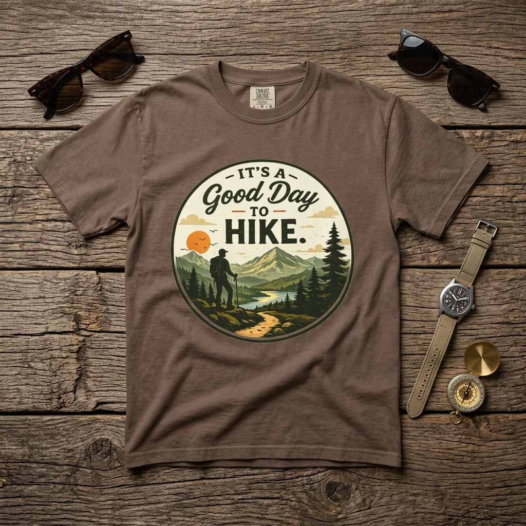 It’s a Good Day to Hike Unisex Garment-Dyed T-Shirt