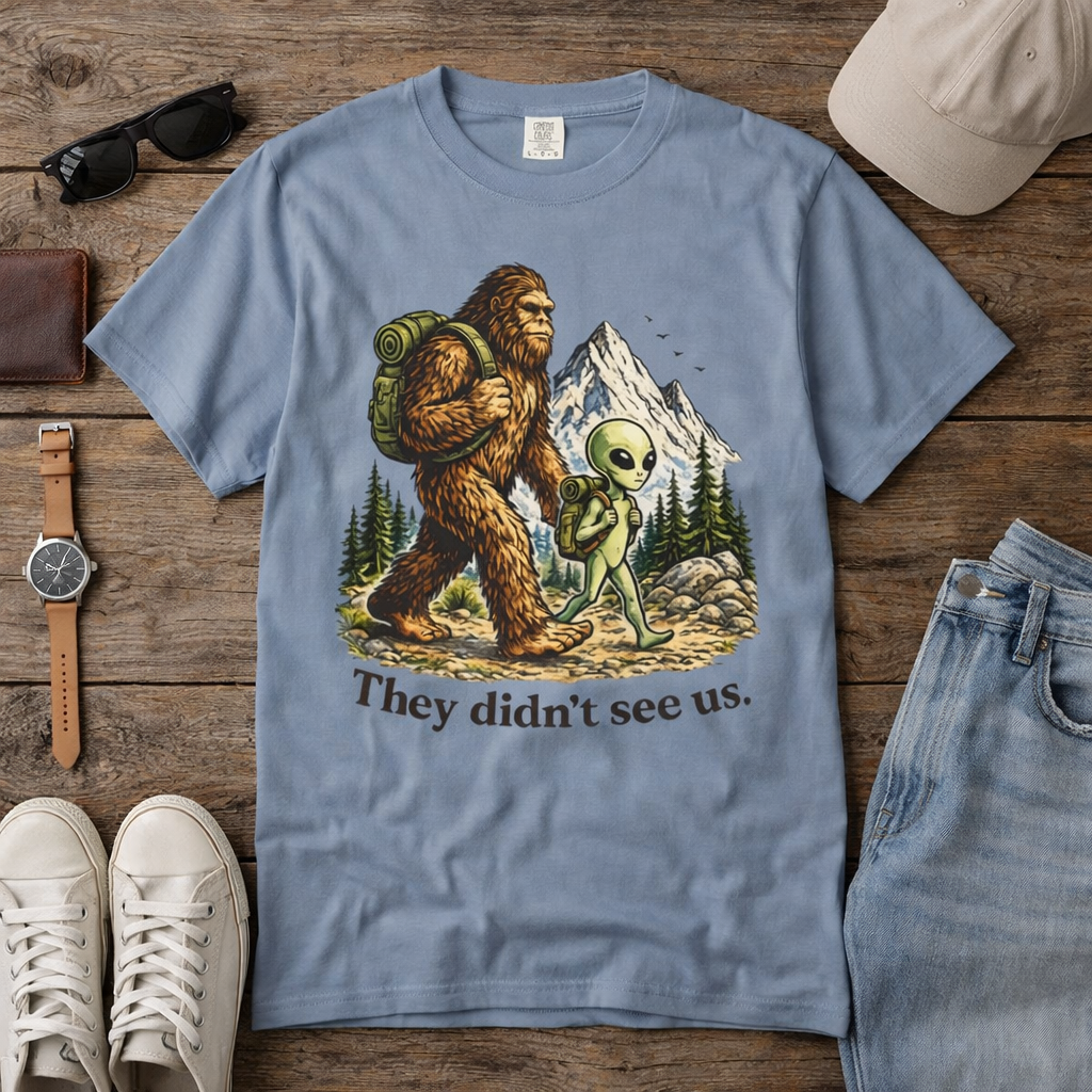 Hidden Trail Buddies Garment-Dyed Adult T-Shirt