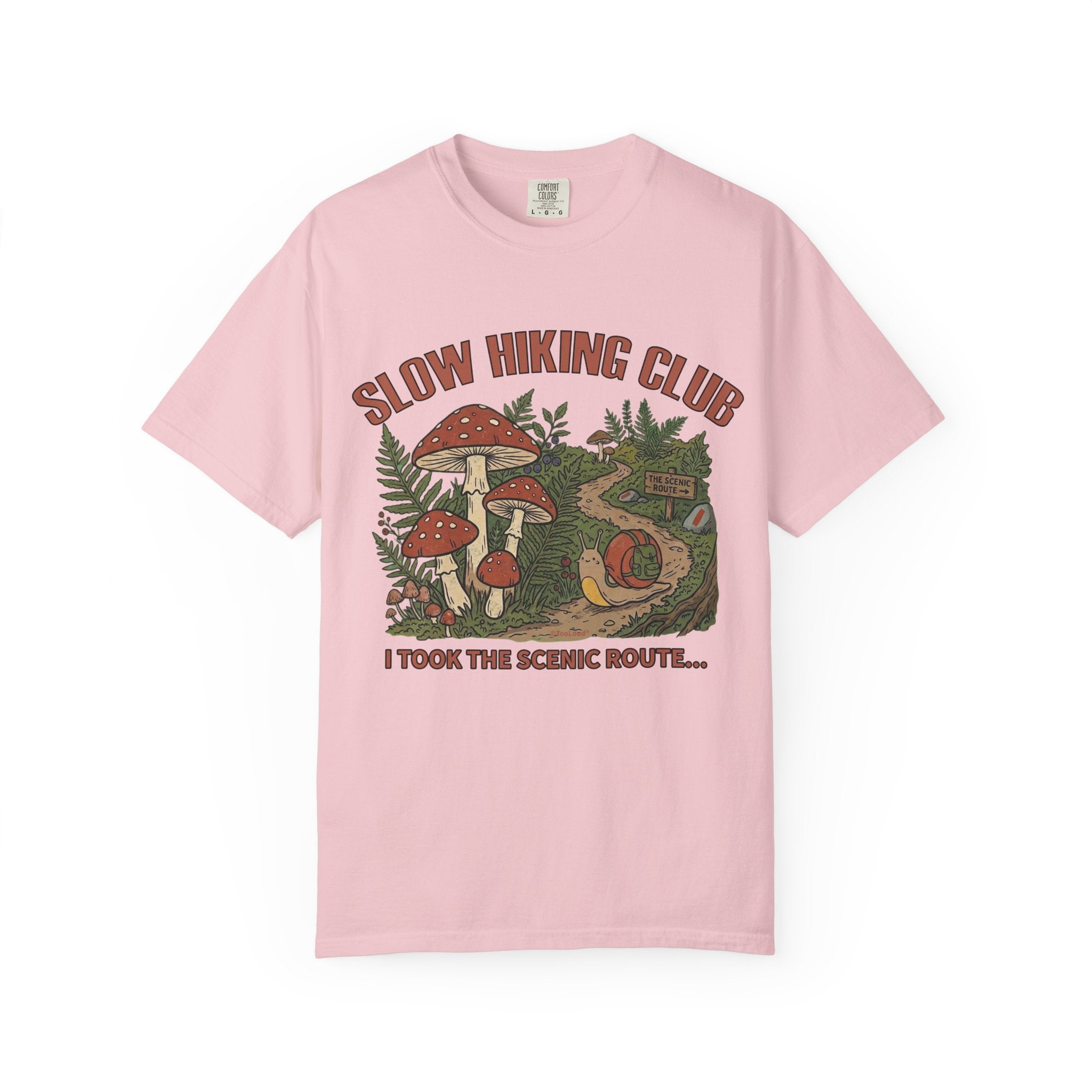 Slow Hiking Club Unisex Garment-Dyed Adult T-shirt