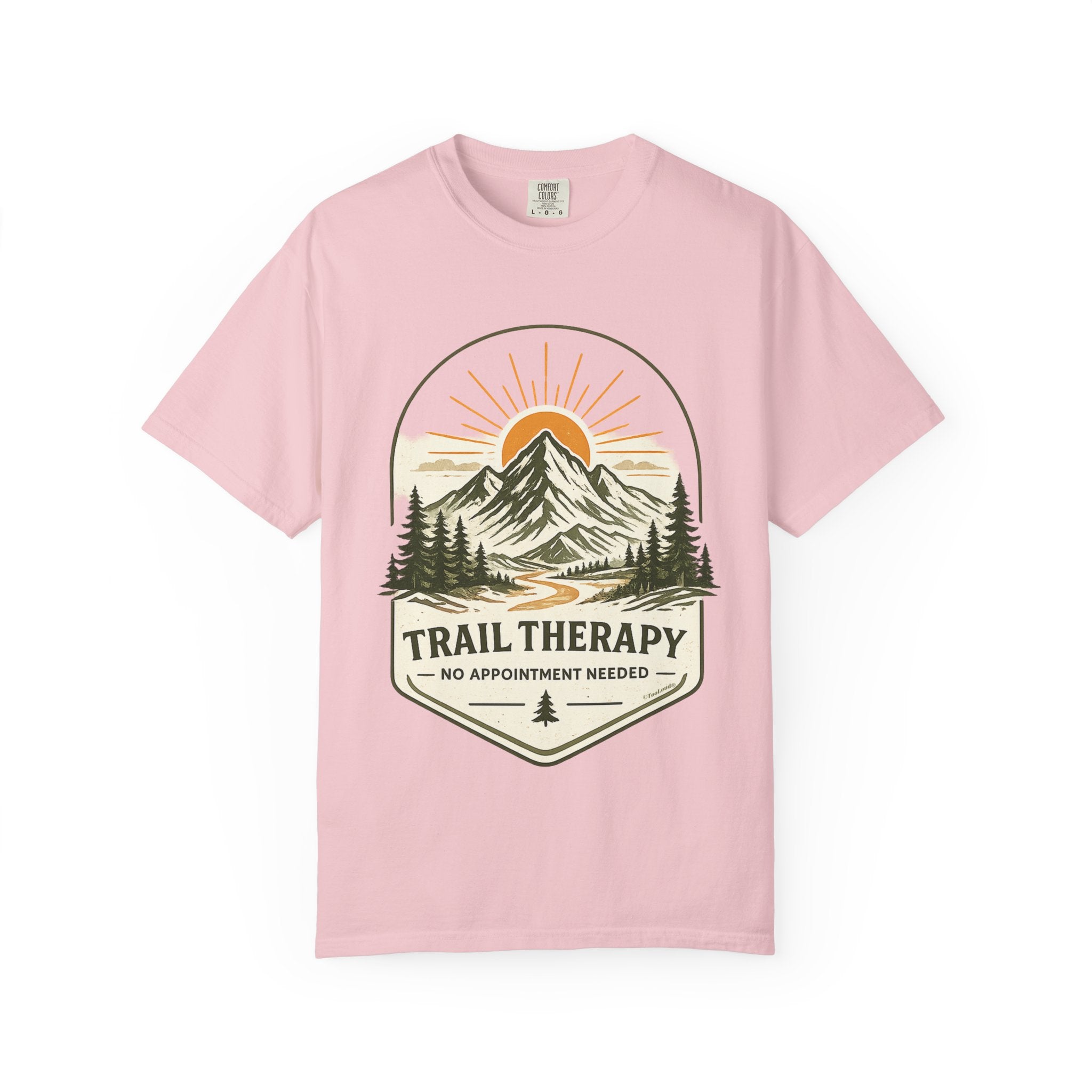 Trail Therapy No Appointment Needed T-Shirt – Garment-Dyed Unisex Hiking Tee