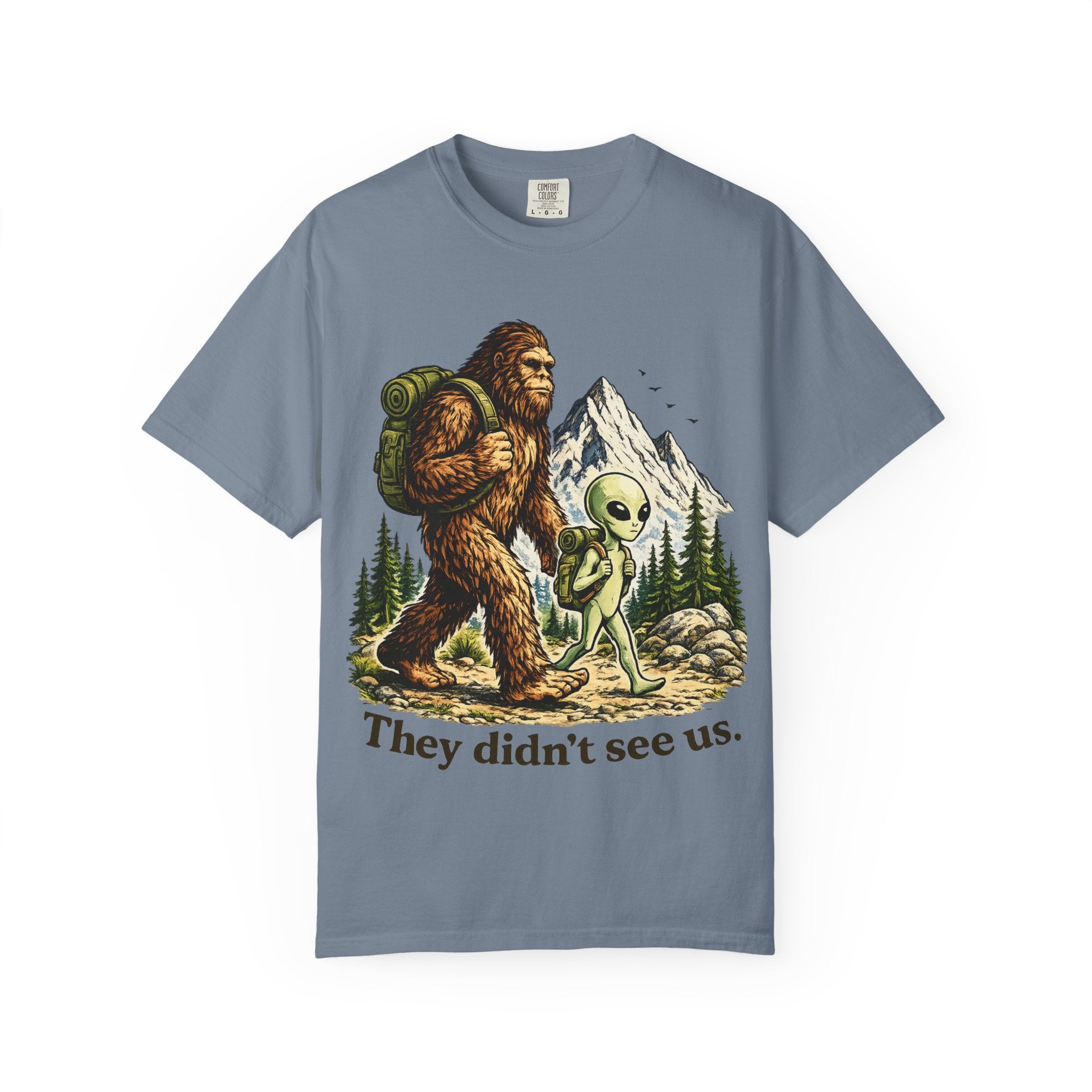 Hidden Trail Buddies Garment-Dyed Adult T-Shirt
