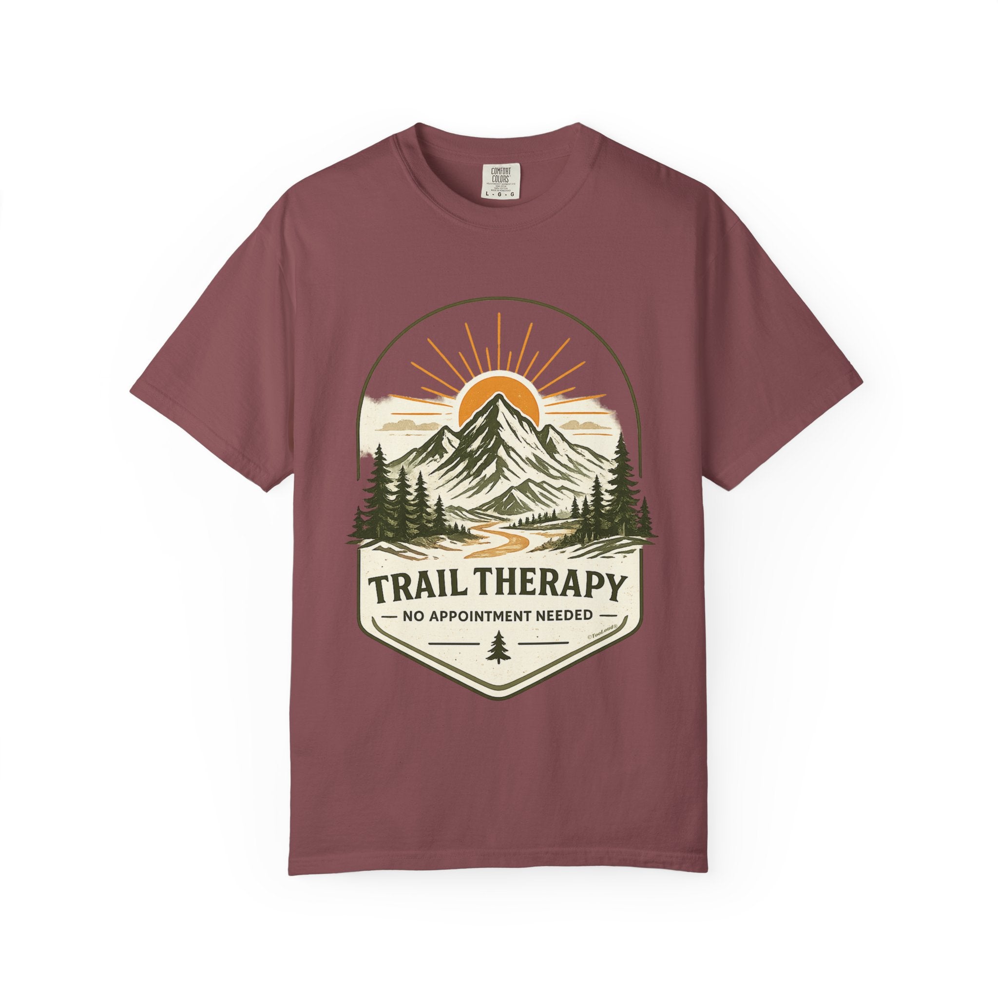 Trail Therapy No Appointment Needed T-Shirt – Garment-Dyed Unisex Hiking Tee