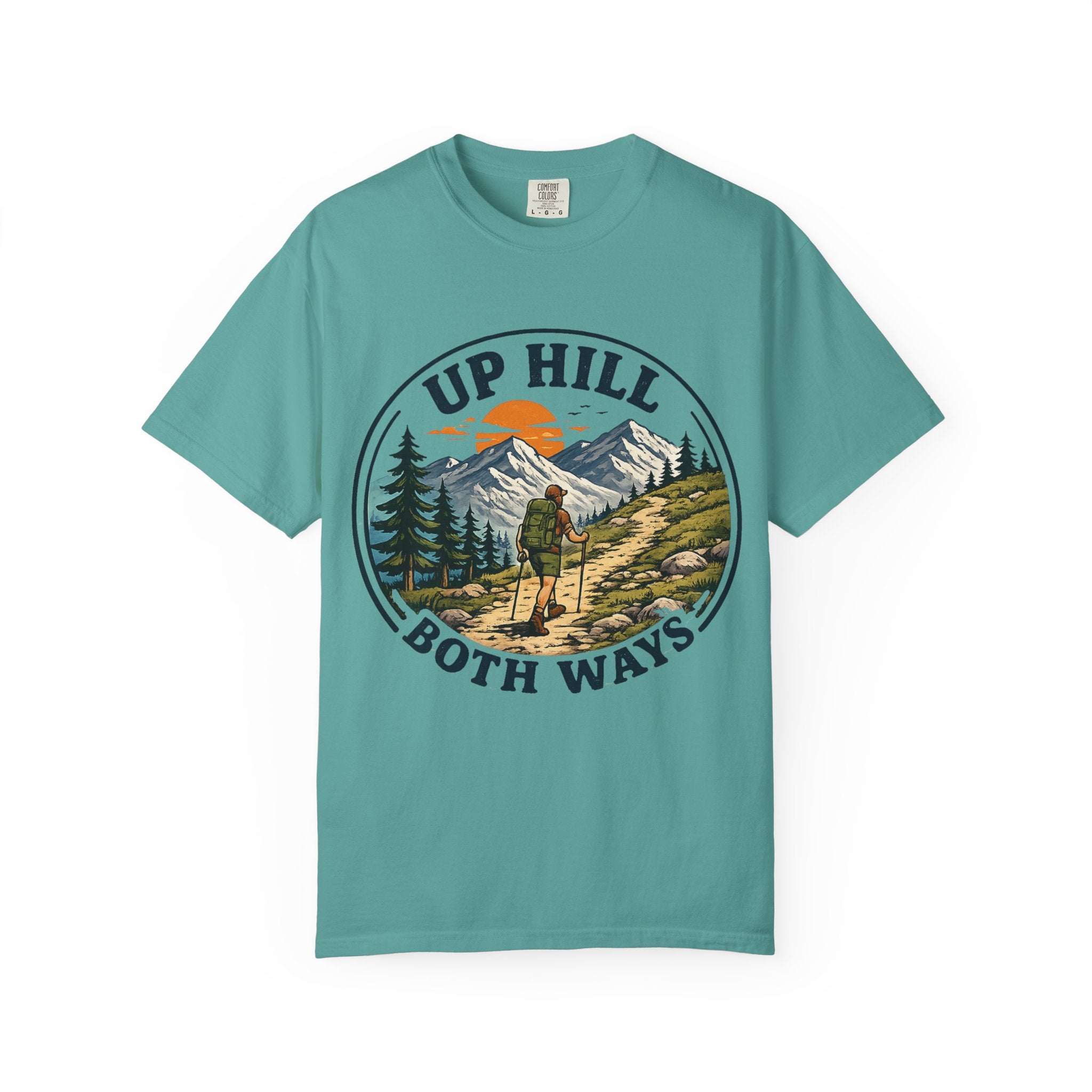 Up Hill Both Ways Garment-Dyed T-Shirt