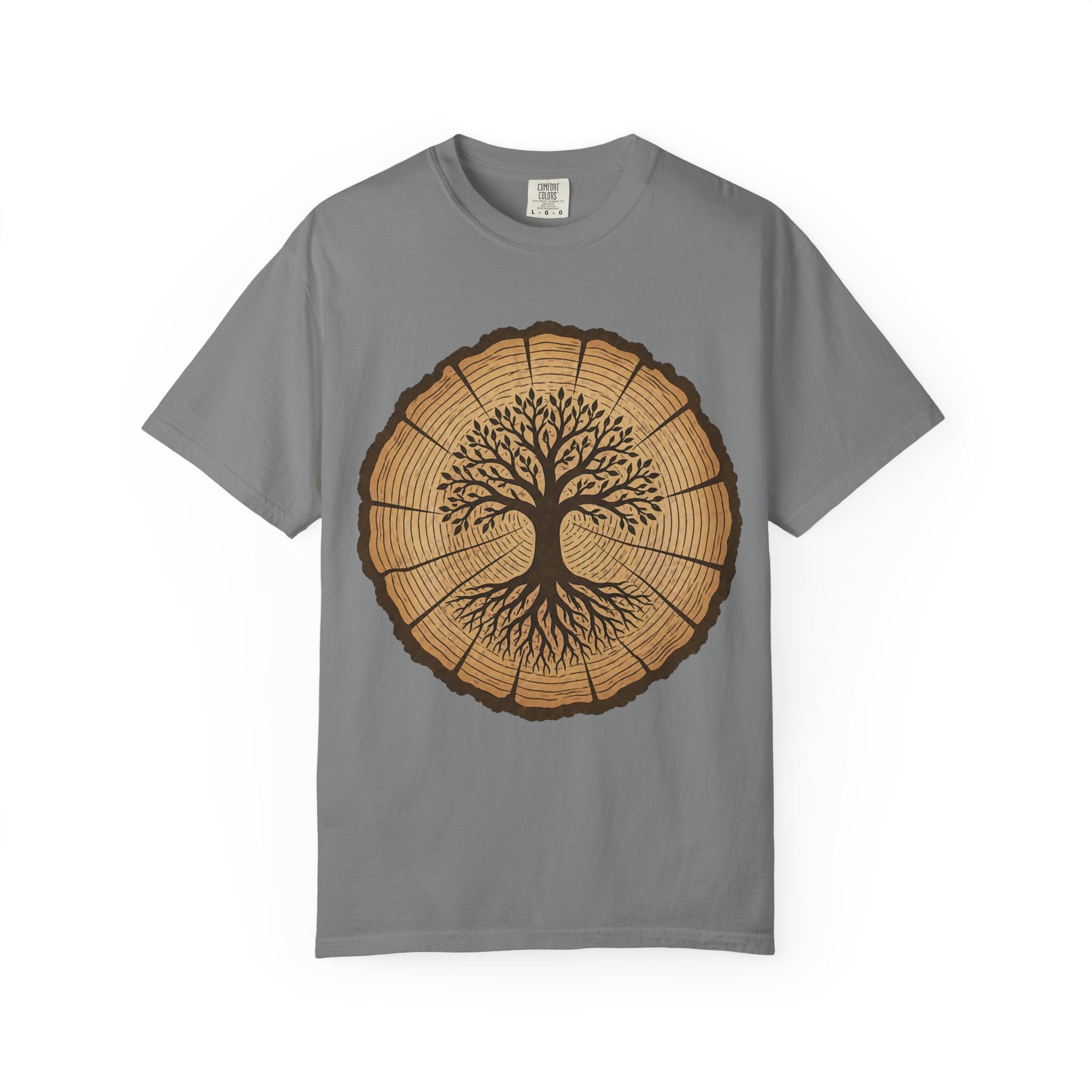 Tree Stump of Life – Unisex Garment-Dyed Adult T-Shirt