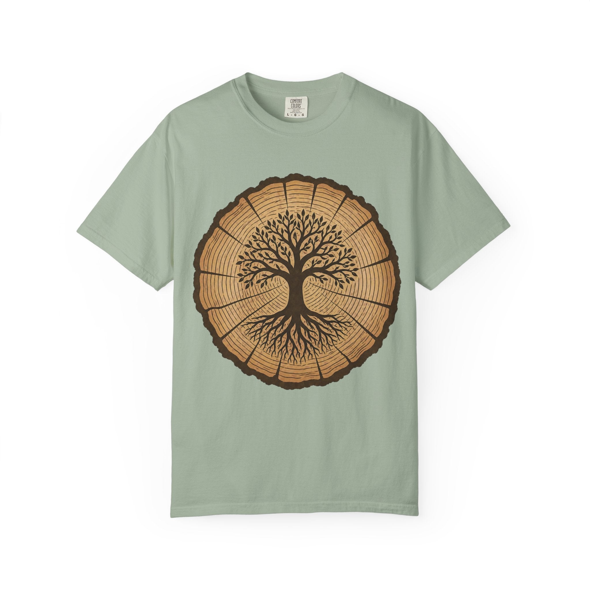 Tree Stump of Life – Unisex Garment-Dyed Adult T-Shirt