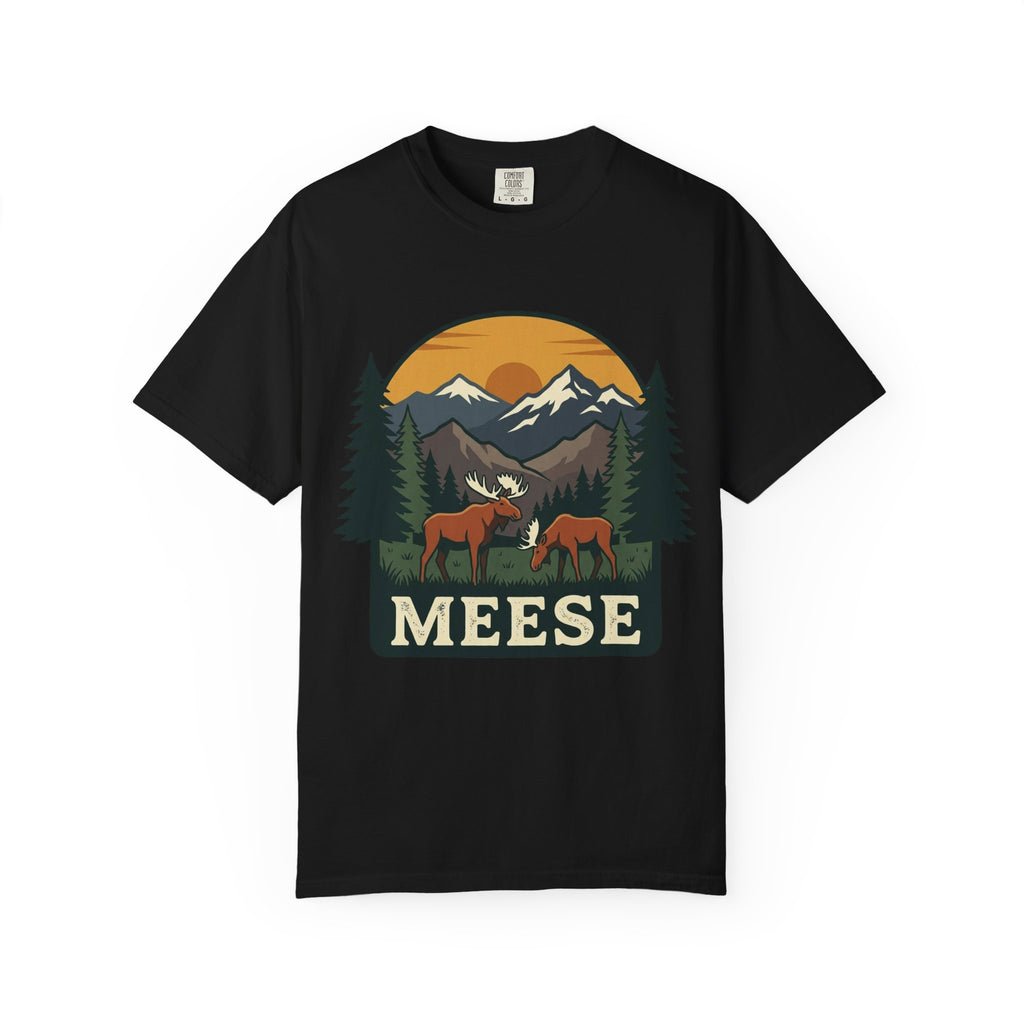 Moose Tee MEESE Vintage Outdoor Garment Dyed Graphic T-Shirt
