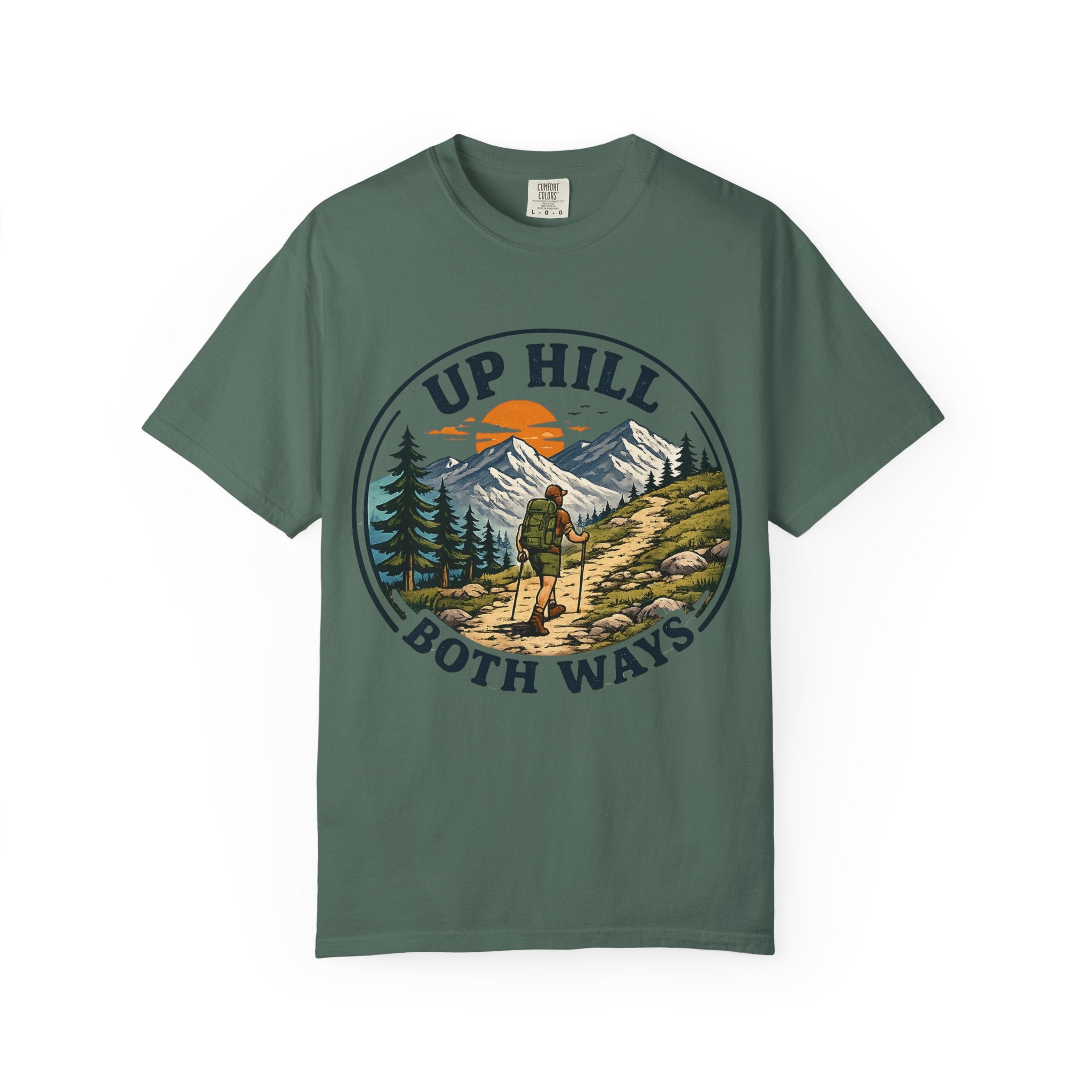 Up Hill Both Ways Garment-Dyed T-Shirt