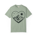 Love the Outdoors Heart Shape Garment-Dyed Adult T-Shirt
