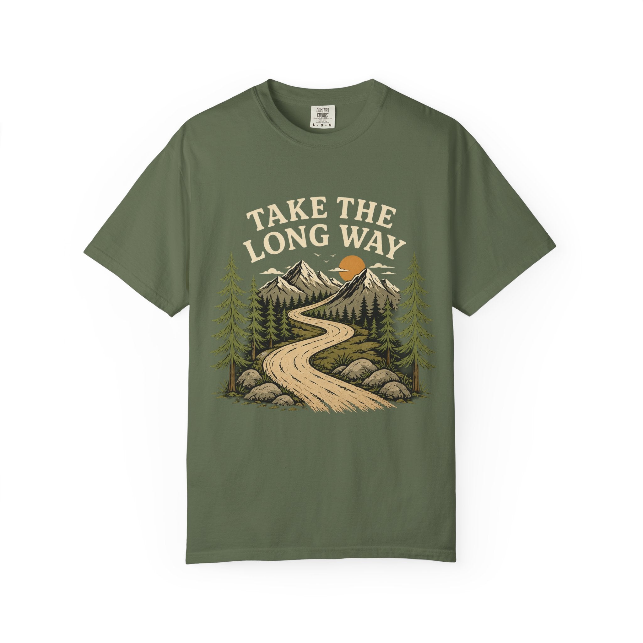 Take the Long Way Garment-Dyed T-Shirt